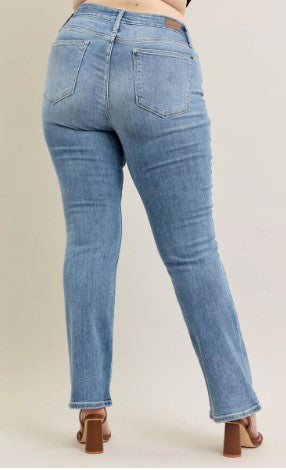 Judy Blue - Silvia Mid Rise Bootcut Denim Jeans