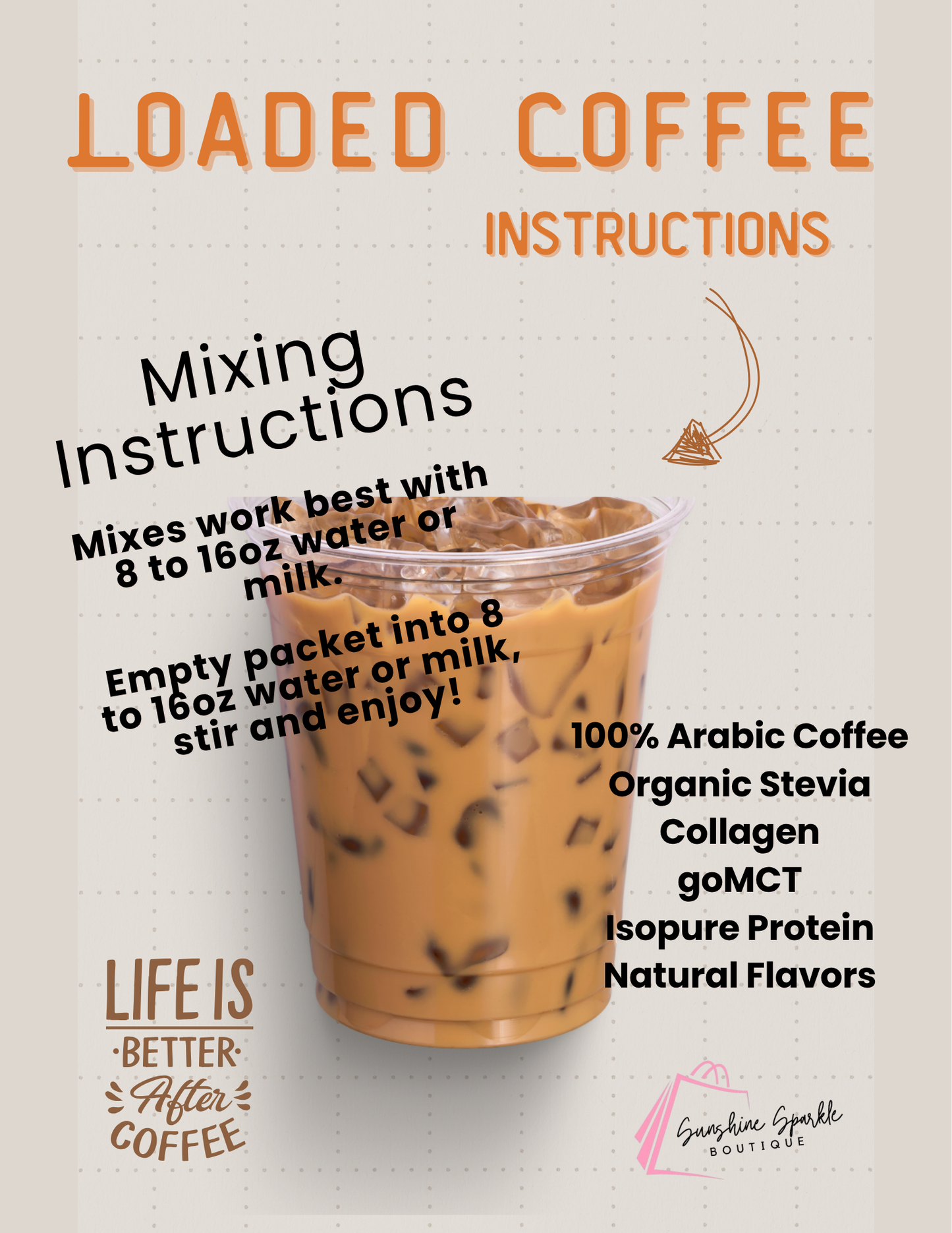 Loaded Protein Coffees