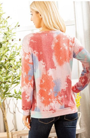 Heimish Long Sleeve Tie Dye Top - Samantha