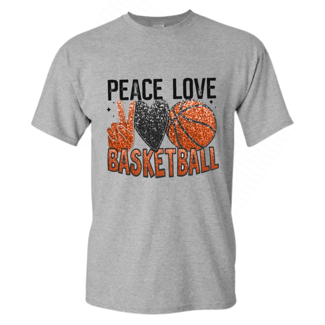 Peace Love Basketball - Graphic