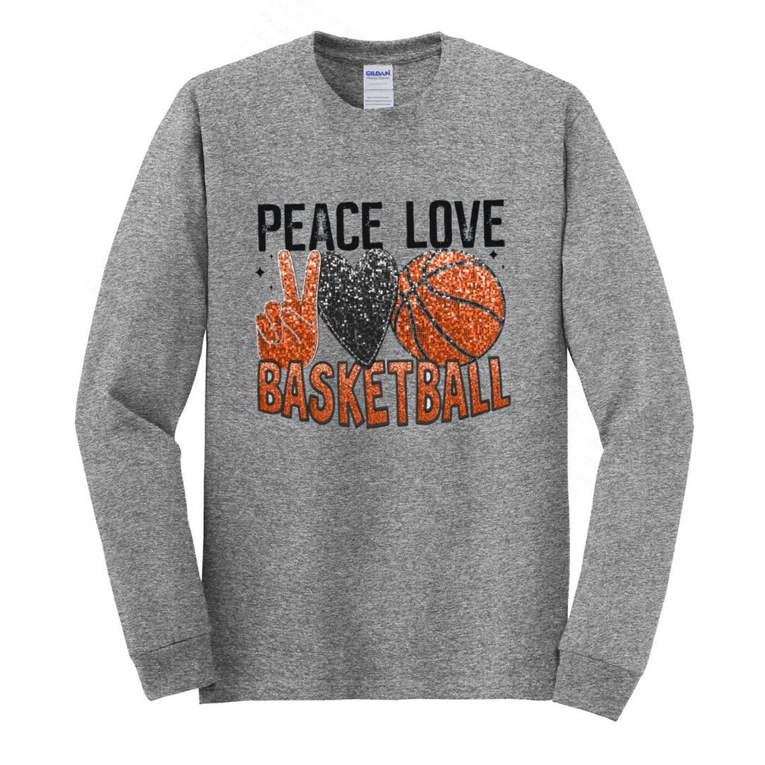 Peace Love Basketball - Graphic