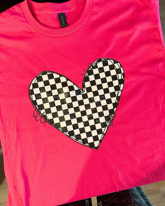 Checkered Heart - Graphic
