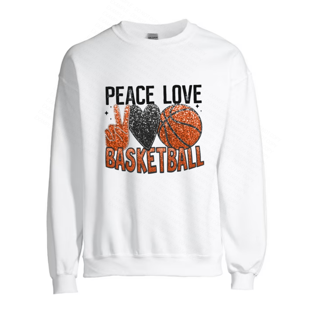 Peace Love Basketball - Graphic