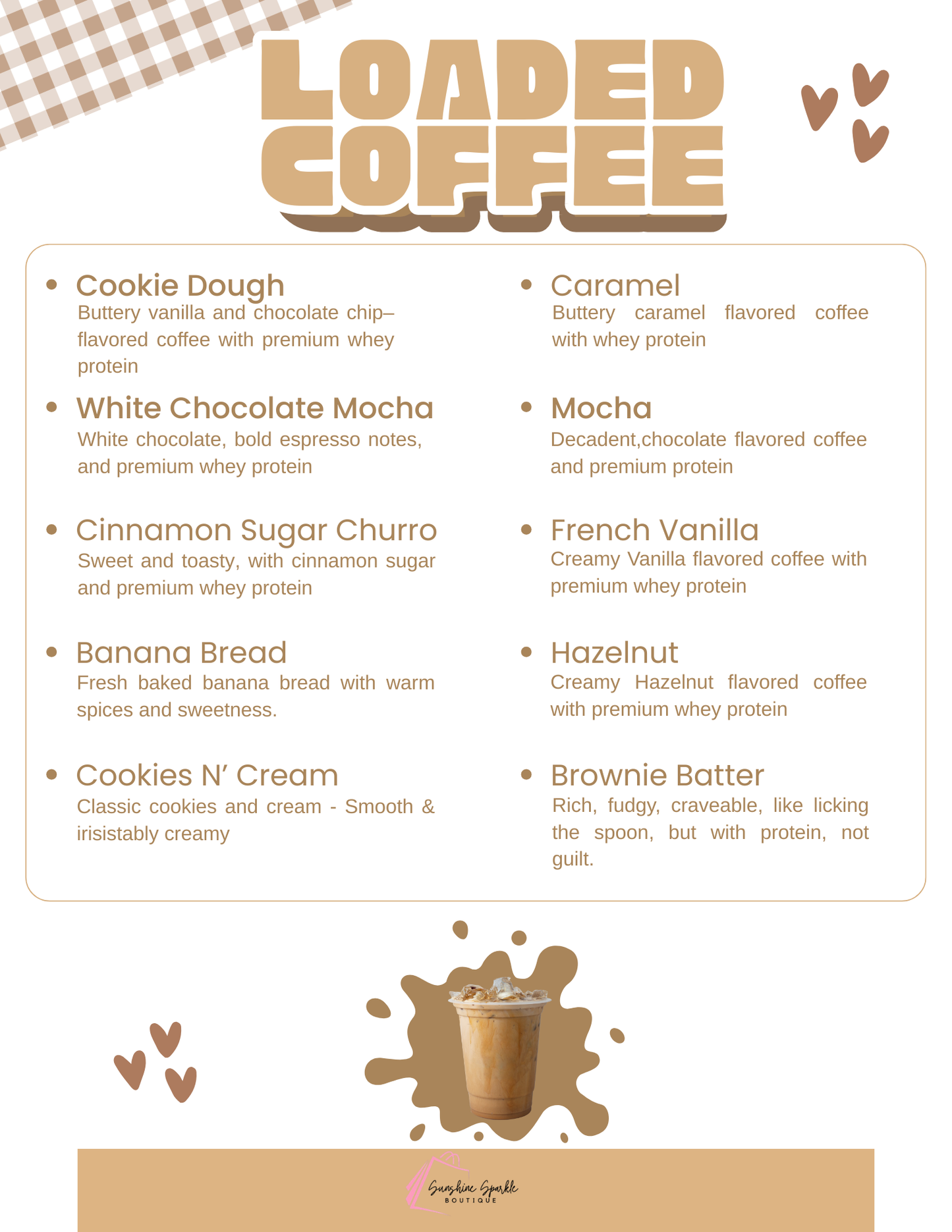 Loaded Protein Coffees