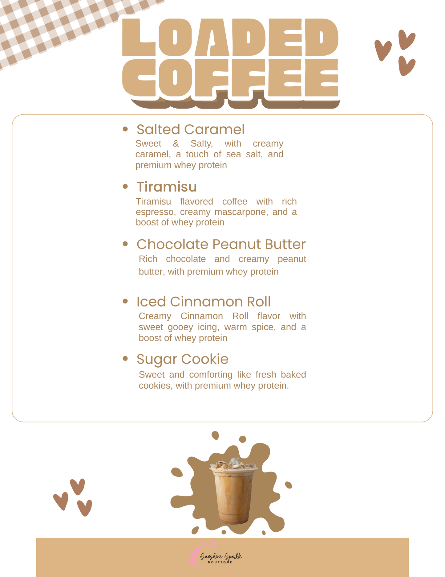 Loaded Protein Coffees