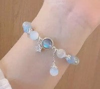 Beaded Star Pendant Bracelet