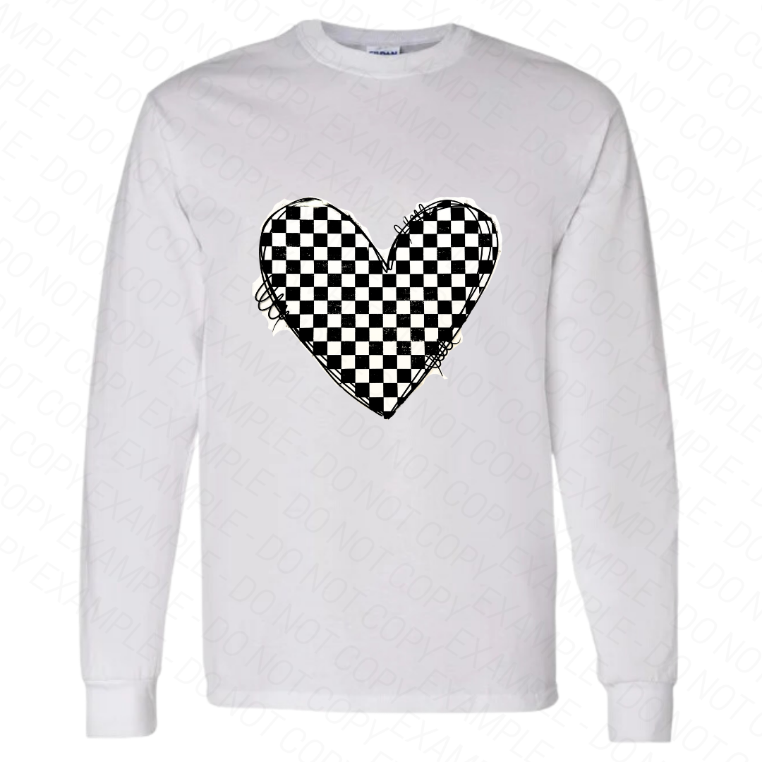 Checkered Heart - Graphic