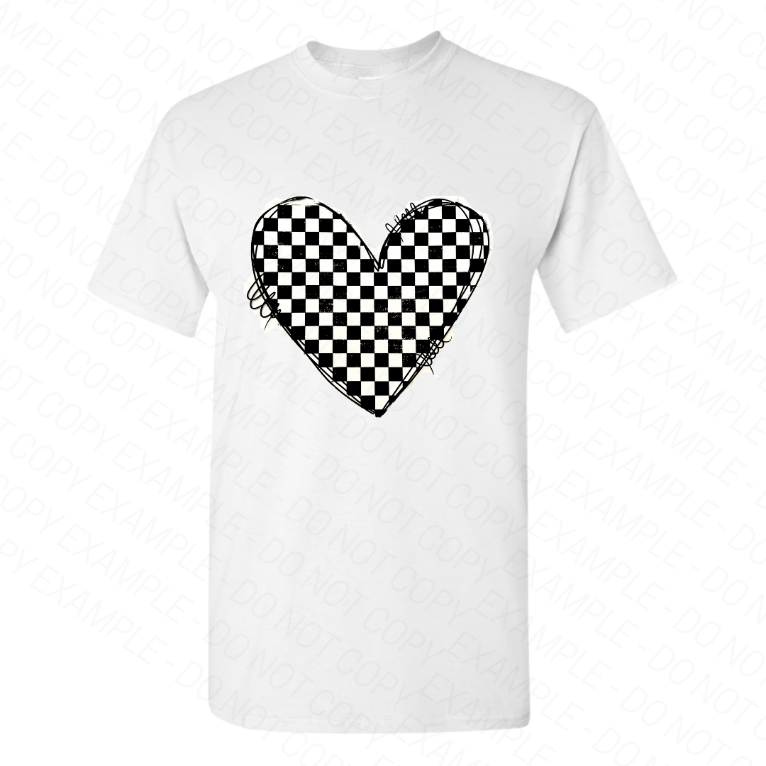 Checkered Heart - Graphic