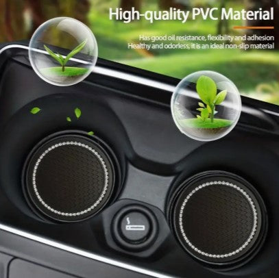 Non-slip Bling Car Coasters