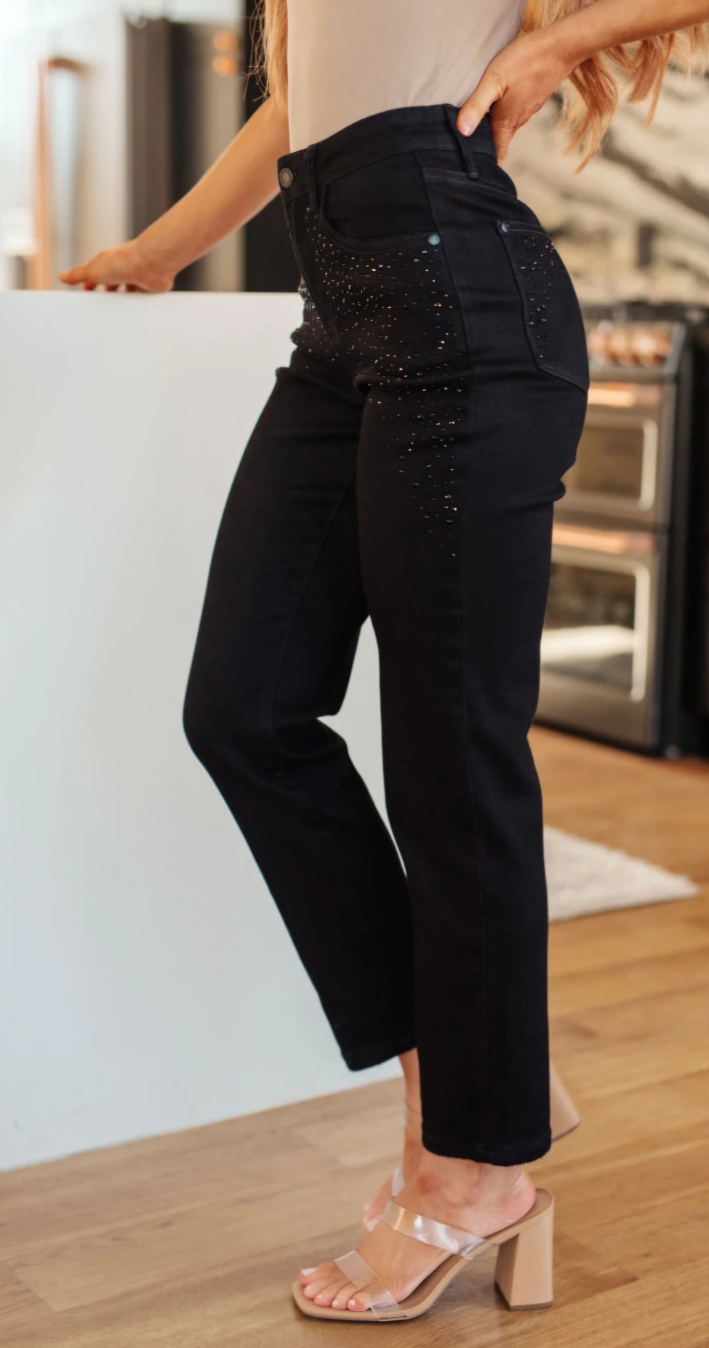 Judy Blue - Reese Rhinestone Slim Fit