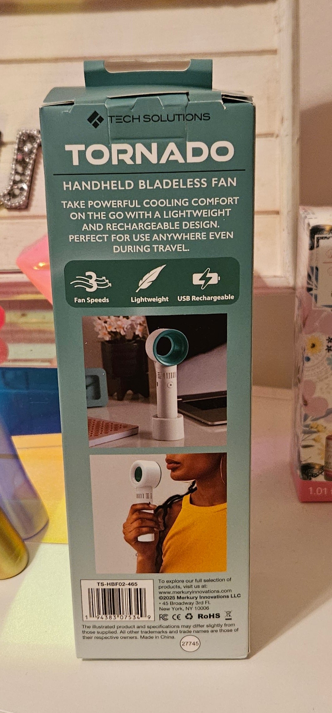 Tornado HandHeld Bladeless Fan