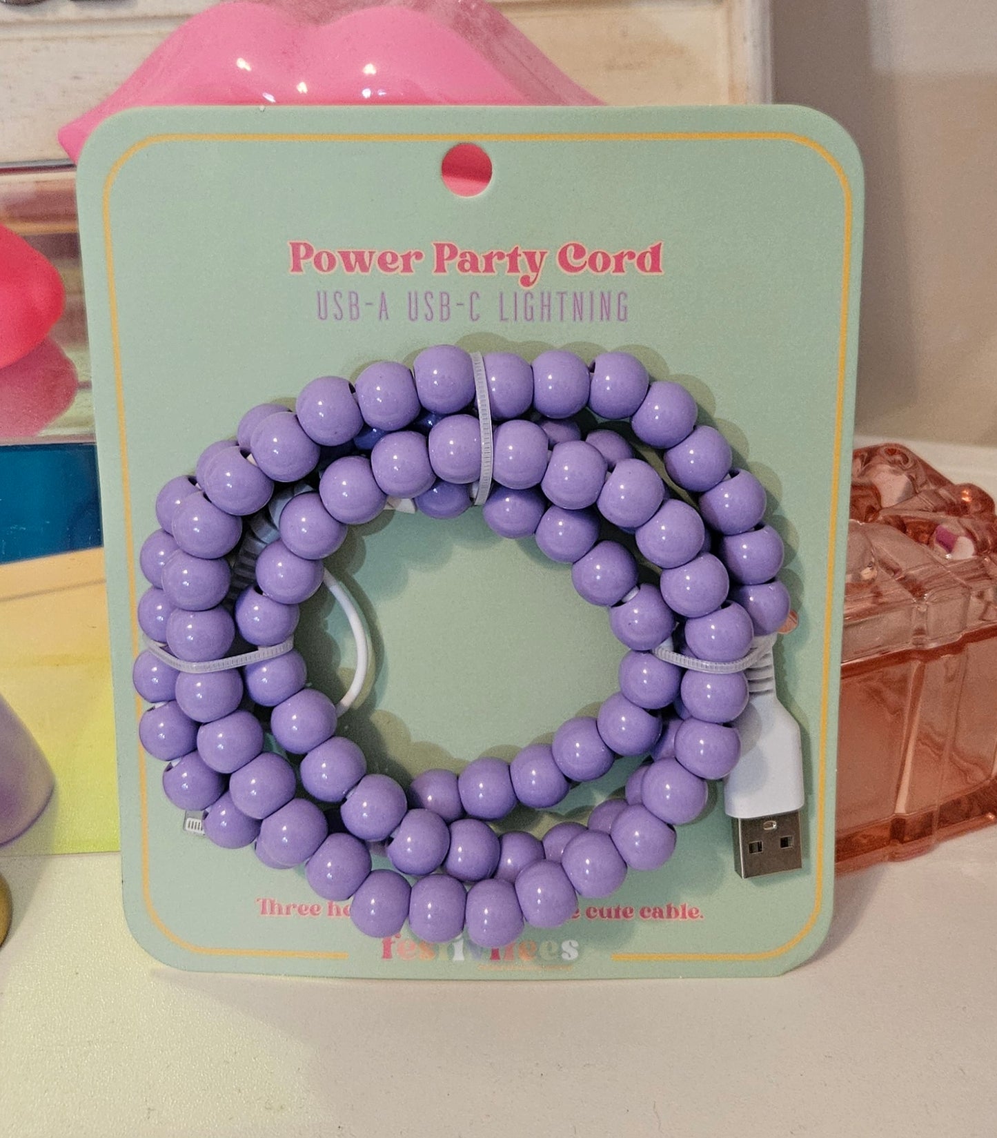 Beaded Charging Cables