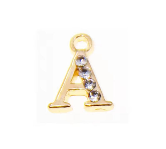 Standard Charms -  Rhinestone Alphabet - Charm Bar