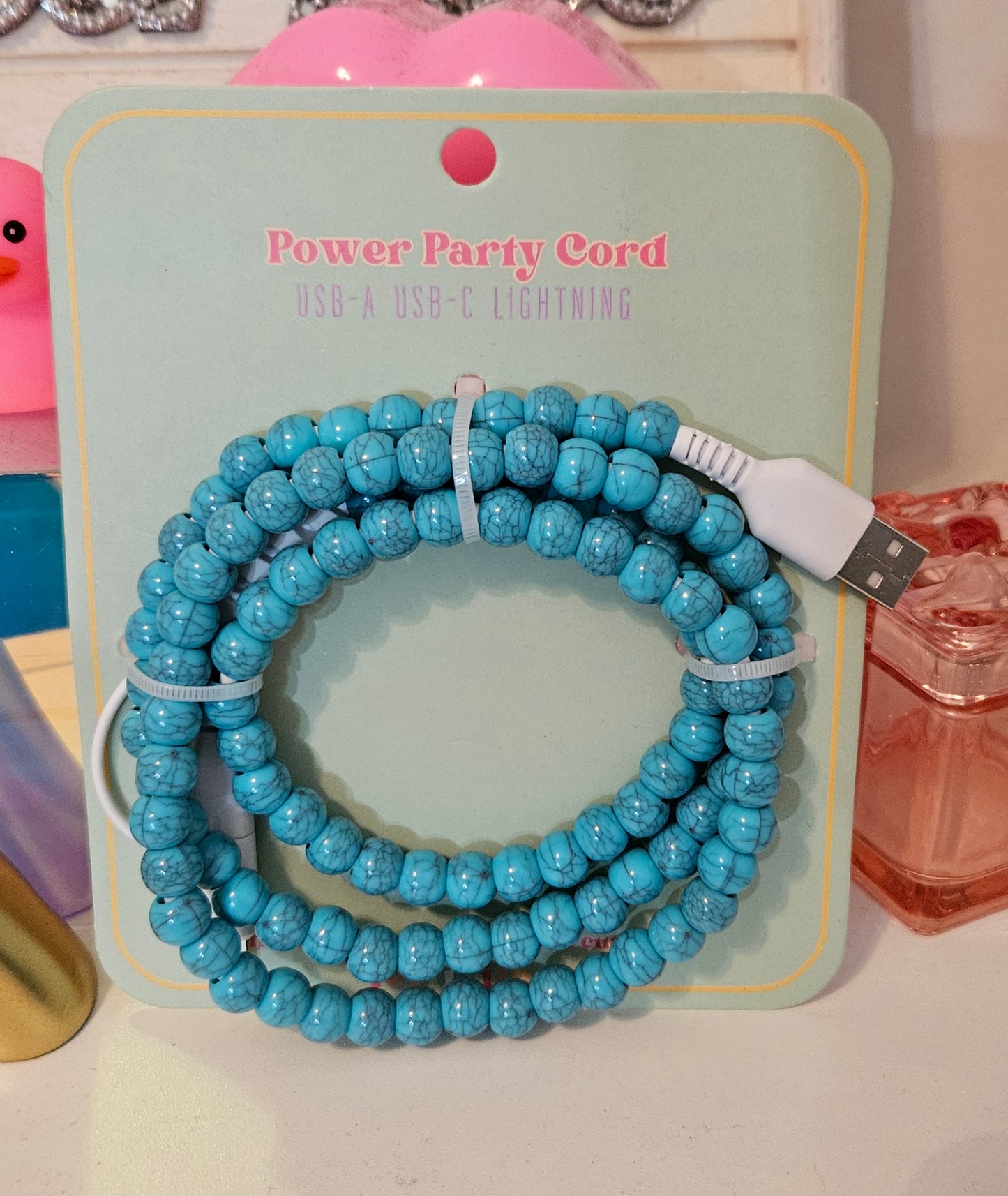 Beaded Charging Cables
