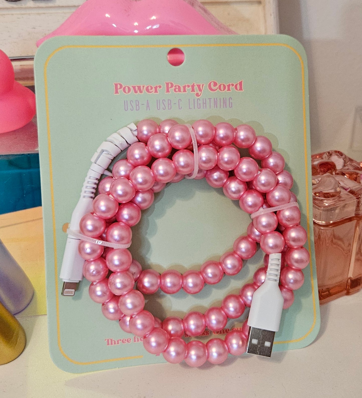 Beaded Charging Cables