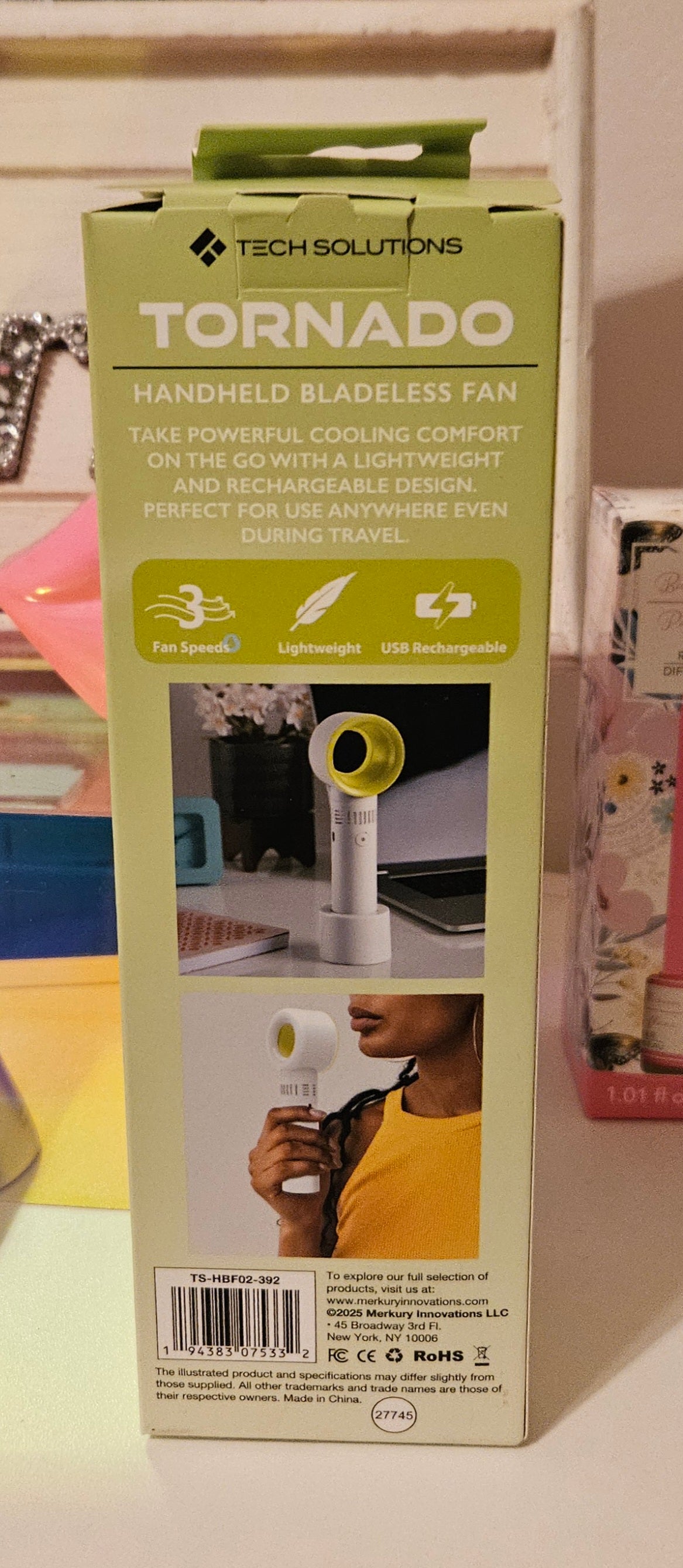 Tornado HandHeld Bladeless Fan