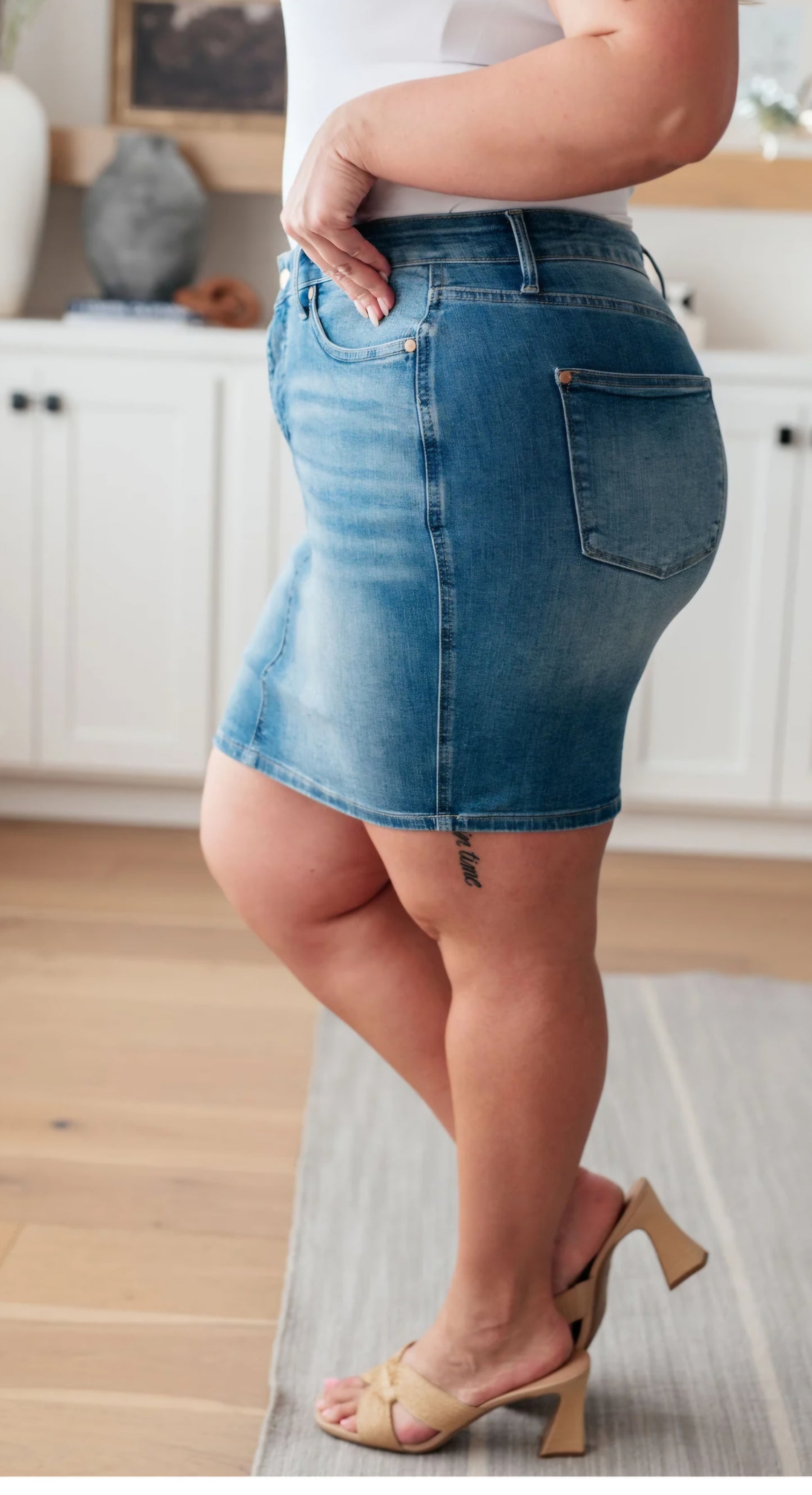 Judy Blue - Haley High Rise Control Top Skirt