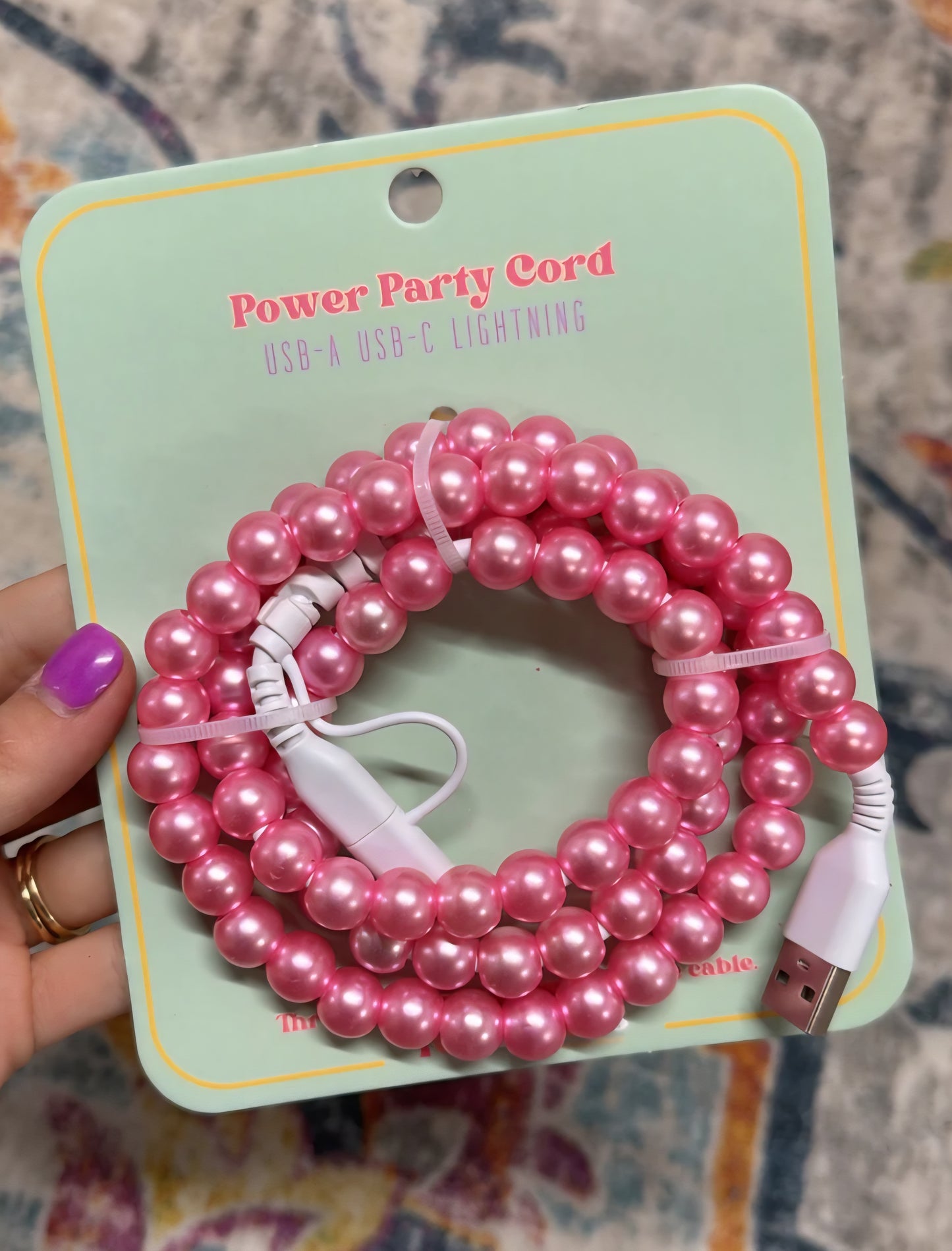 Beaded Charging Cables