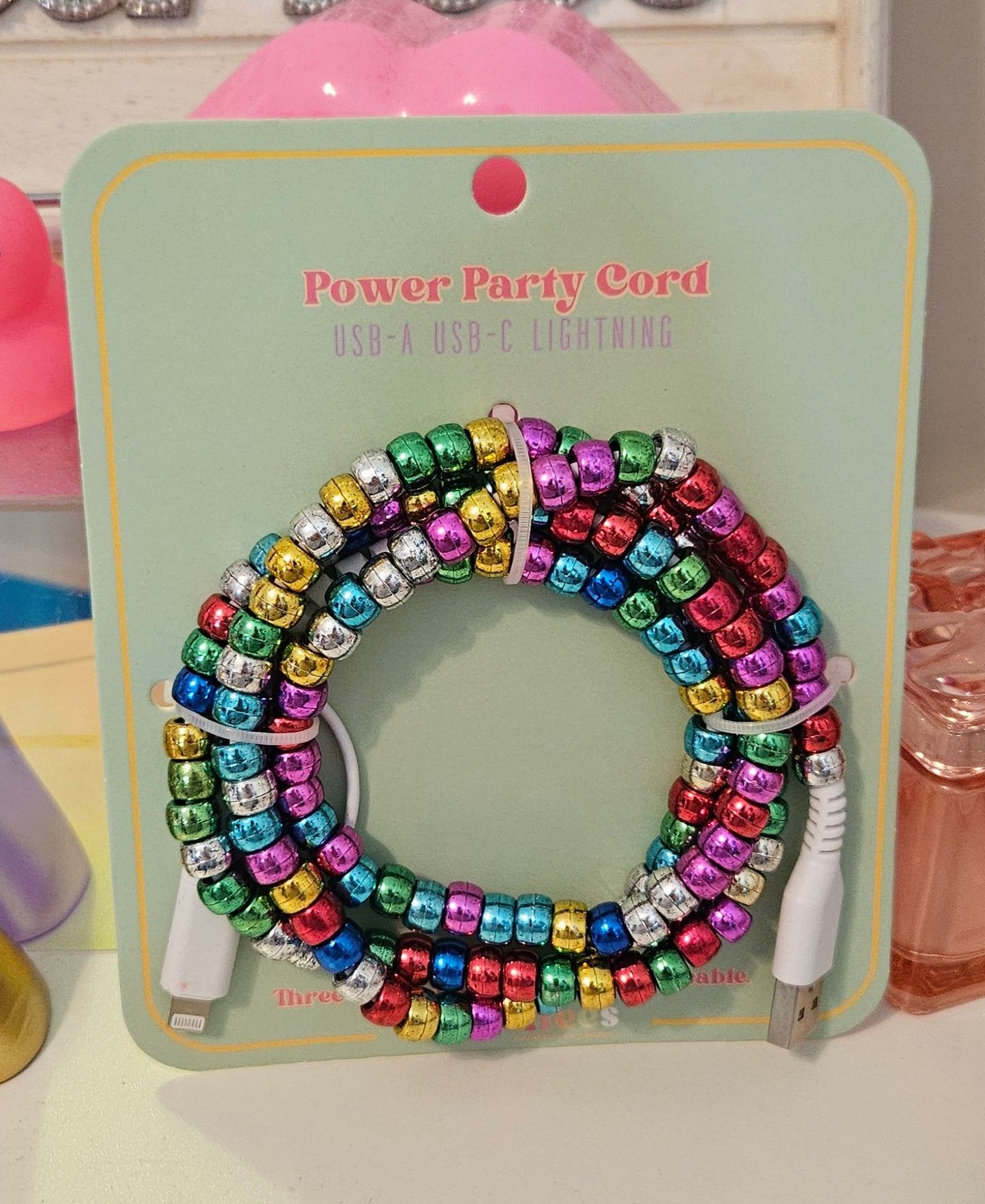 Beaded Charging Cables