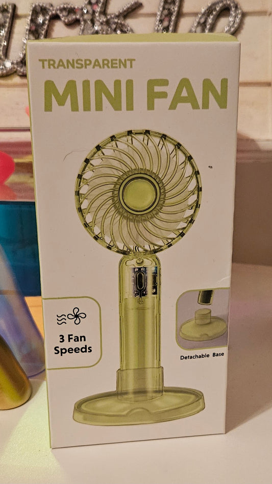 Transparent Mini Fan