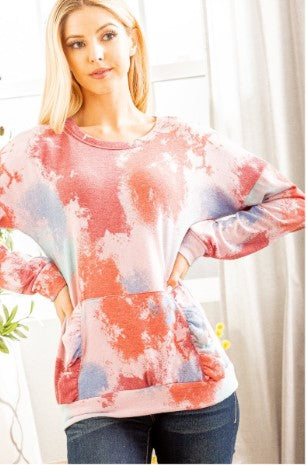 Heimish Long Sleeve Tie Dye Top - Samantha